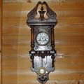ユンハンス社製スリゲル型掛時計 1850年代