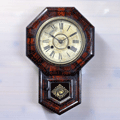 小栗時計3：型八角合長金筋掛時計