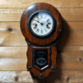 林時計3：頭丸変形掛時計